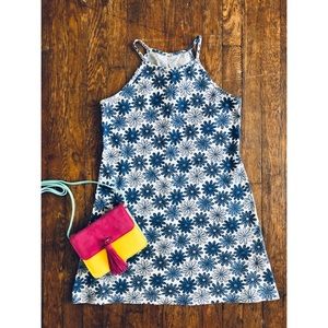 Vintage 90s Amy Byer Too Floral Hippie Mini dress